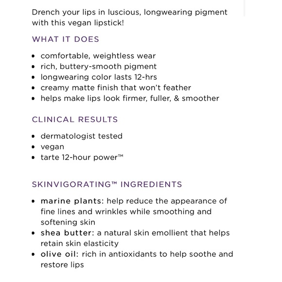 tarte SEA Color Splash Lipstick - Picture 7 of 9